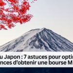 7 astuces pour optimiser vos chances d’obtenir une bourse MEXT