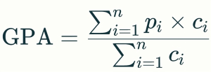 Formule GPA
